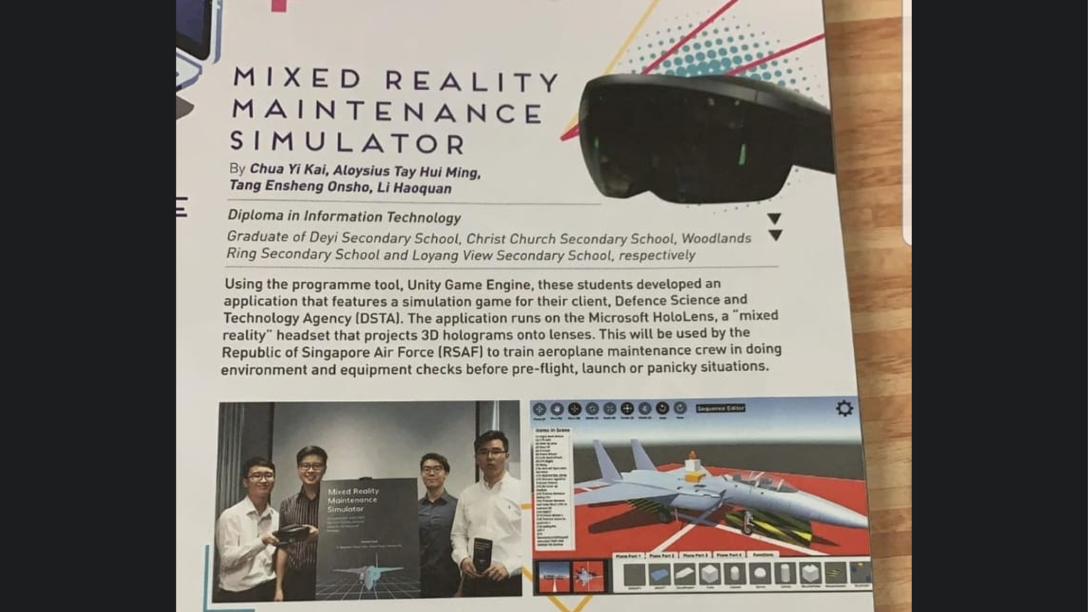 Featured in Singapore Polytechnic Magazine