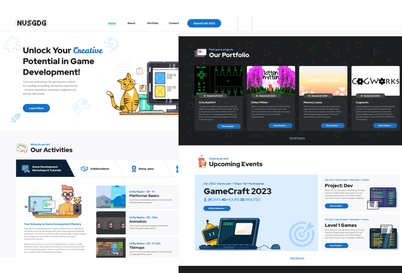 NUSGDG - Website Redesign
